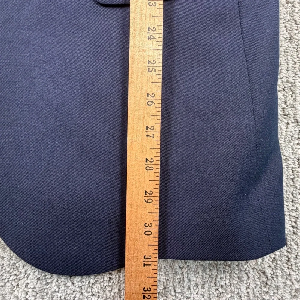 Jos A Bank Blazer Mens 41R Navy Blue Wool Signature Tailored Fit Gold Buttons